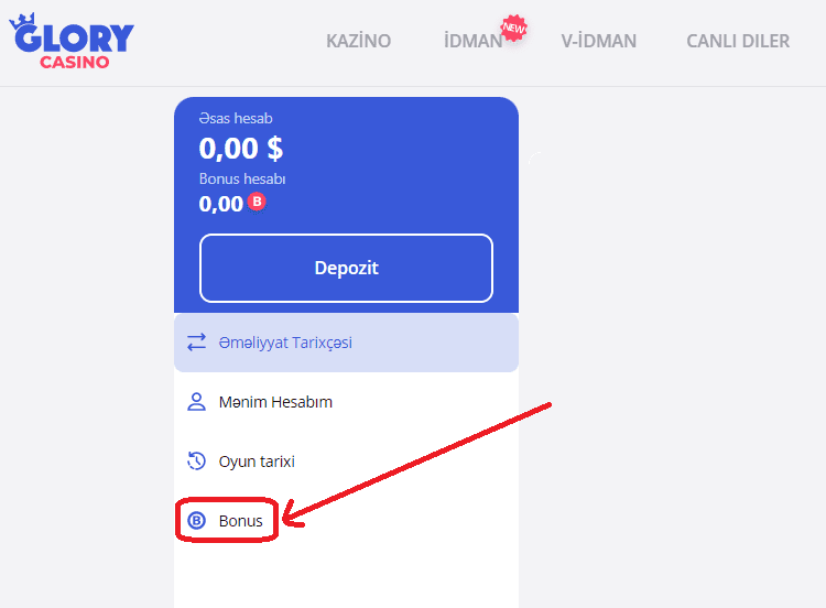 Glory Casino VIP Proqram